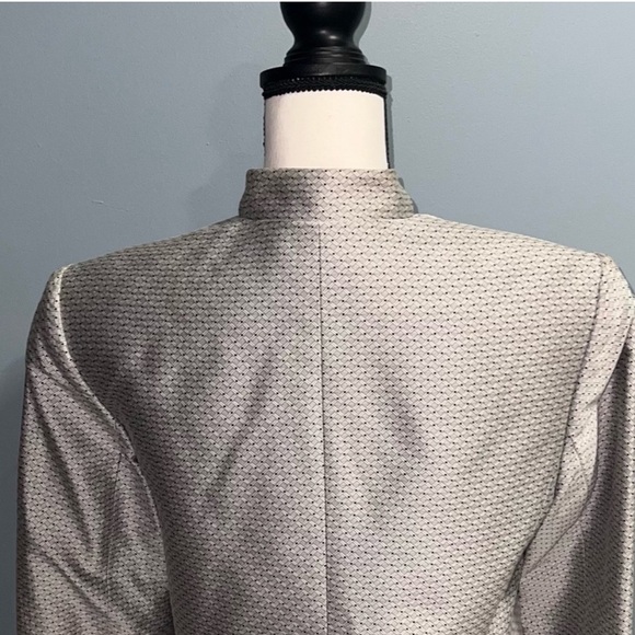 Talbots- Silver and black polk a dot jacket - Picture 4 of 6